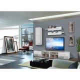 Vitrine - 4 éléments - blanc