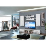 Vitrine - 5 éléments - blanc