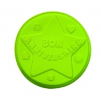 Moule anniversaire en silicone - moulage étoile - démoulage facile