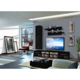 Vitrine - 4 éléments - noir