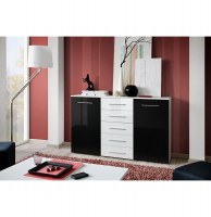 Commode - noir et blanc
