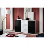 Commode - noir et blanc