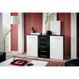 Commode - blanc et noir