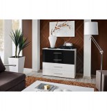 Commode - noir et blanc