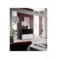 Commode - noir et blanc