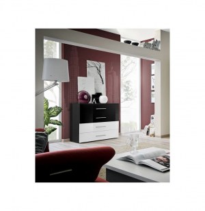 Commode - noir et blanc