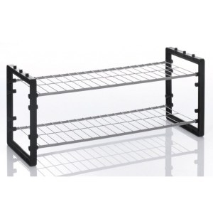 Range chaussures superposable - noir