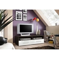 Banc tv - marron et blanc