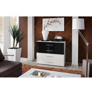 Commode - noir et blanc