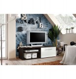 Banc tv - marron et blanc