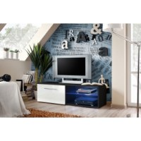 Banc tv - blanc et noir