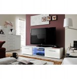 Banc tv à led - blanc