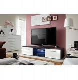 Banc tv à led - noir et blanc