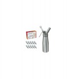 Siphon professionnel tout alu + 10 cartouches kayser - chantilly, espu