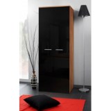 Armoire - noir et acacia