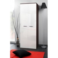 Armoire - blanc et marron
