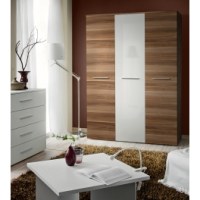 Armoire - acacia et blanc