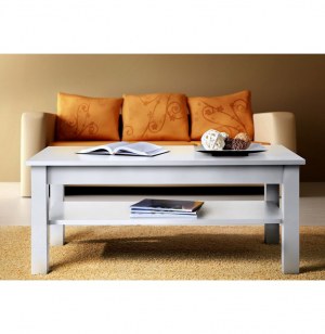 Table basse - blanc