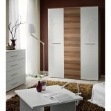 Armoire - blanc et chêne