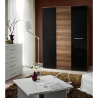 Armoire - noir et chêne