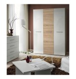 Armoire - blanc et chêne