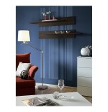 Lot de 2 étagères - marron