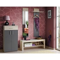 Ensemble 4 pièces - gris et blanc