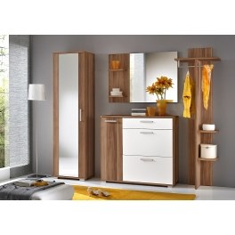 Ensemble vestiaire - acacia et blanc