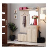 Panneau vestiaire - chêne