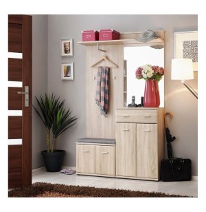 Panneau vestiaire - chêne
