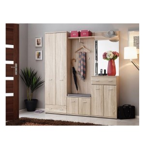 Ensemble vestiaire - chêne