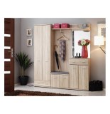 Ensemble vestiaire - chêne