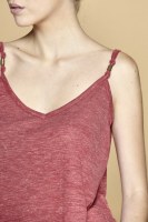 TOP BRETELLE METAL DECO