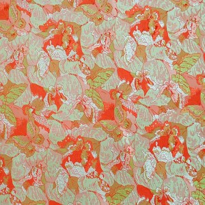 Tissu de brocart au broderie fine - Vente tissus en gros ou moyen quantité (G185)