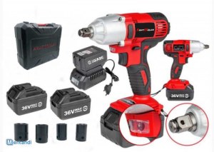 KM-CORDLESS/IMPACT WRENCH/ CLE A CHOC 36V DOUBLE KRAFTMULLER