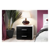 Table de nuit - noir et blanc