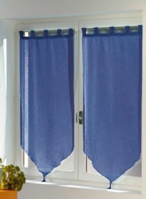 Paire Voilage Luminéa INDIGO 60 X 120 cm