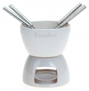 Service de fondue au chocolat - céramique