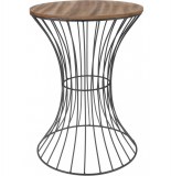 Table d'appoint - métal - 35 x 49 cm