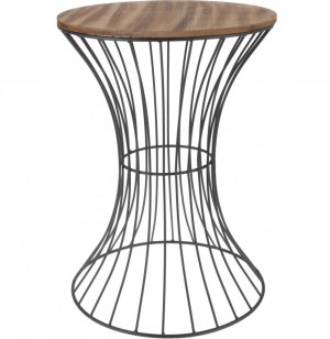 Table d'appoint - métal - 35 x 49 cm