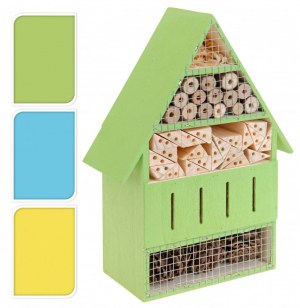 Hôtel à insectes - h 25 cm - coloris aléatoire