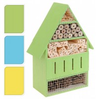 Hôtel à insectes - h 25 cm - coloris aléatoire