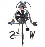 Girouette à vent chien - jardin