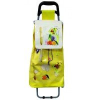 Chariot de courses - caddie fun - jaune