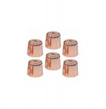 Moules à cannelés en cuivre - lot de 6 - 55 mm