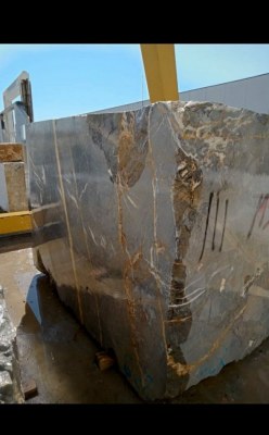 Bloc marbre gris sahara