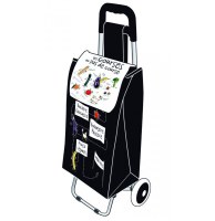 Chariot de courses - caddie fun - noir