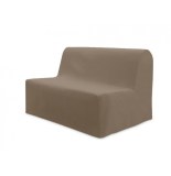 Housse de clic-clac - coton panama - taupe