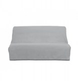 Housse de clic-clac - coton panama - gris clair