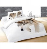 Parure de couette loup - 220 x 240 cm - 100% coton